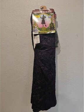 Wicked Elphaba Child Costume 3 Piece Set Girls Size 6/6X